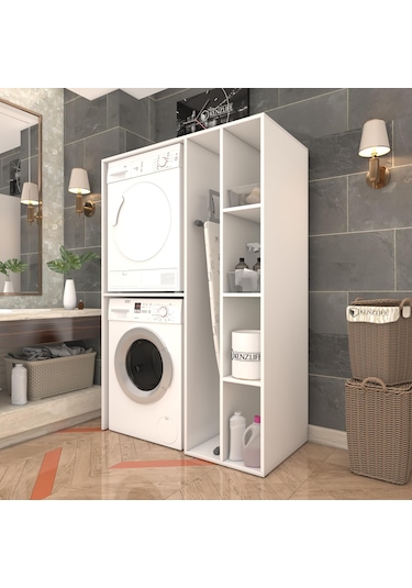 Kenzlife Membran Çamaşır Kurutma Makinesi Dolabı Yaromira Gribyz Çitçit 180 120 64 Mebran Kapak Mdf Gövde Beyaz Kenzlife Membran Çamaşır Kurutma Makinesi Dolabı Yaromira Gribyz Çitçit 180 120 64 Mebran Kapak Mdf Gövde Beyaz