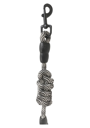 Köpek Göğüs Tasma Seti Dalga Desenli 1.5 Cm 35-48 Cm Siyah-beyaz Beyaz - Siyah