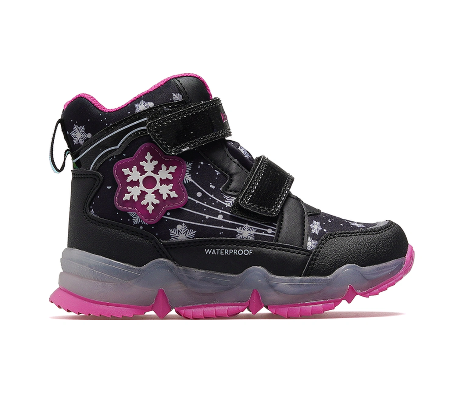 Buckhead Snowy Kız Çocuk Waterproff Outdoor Işıklı Bot 25k Buck3034 Siyah Siyah