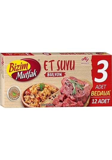 Bizim Mutfak Et Bulyon 12'li 120 Gr. 6446-07