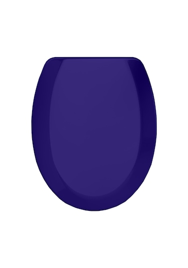 Rona Tisa Parlak Lacivert Thermoplast Standart Klozet Kapağı (alt