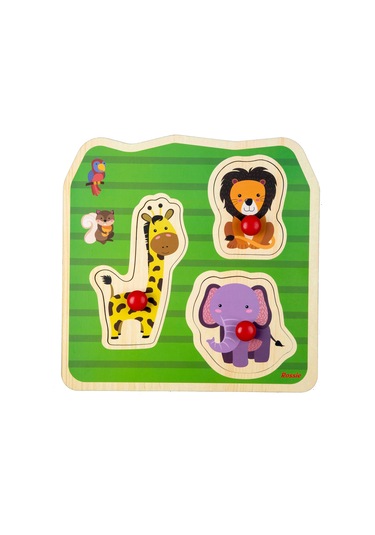 Rossie Ahşap Ilk Yapboz Vahşi Hayvanlar