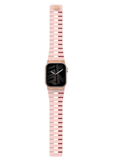 Watch 40mm Skinarma Gemini Serisi Tpu Magnetik Silikon Kordon Pembe