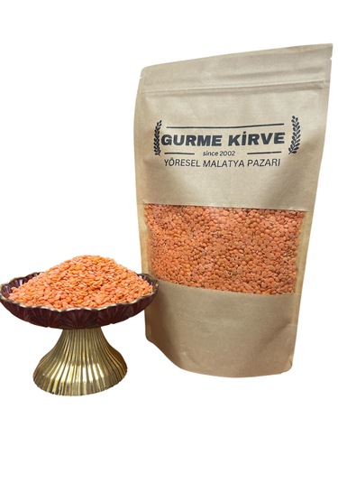 Gurme Kirve Kırmızı Köy Mercimeği 1 KG