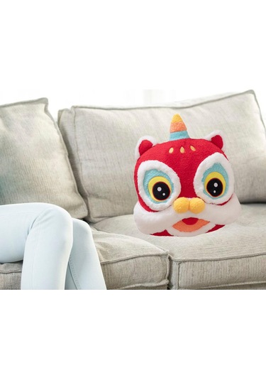 Suntek Ay Yılı Dekorasyonu Nimet Hatıra Güzel Dekor Çin Yeni Kırmızı Aslan Kafası