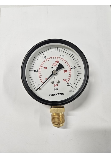 Çap 100 ALTtan 2,5 Bar Kuru Manometre - Pakkens