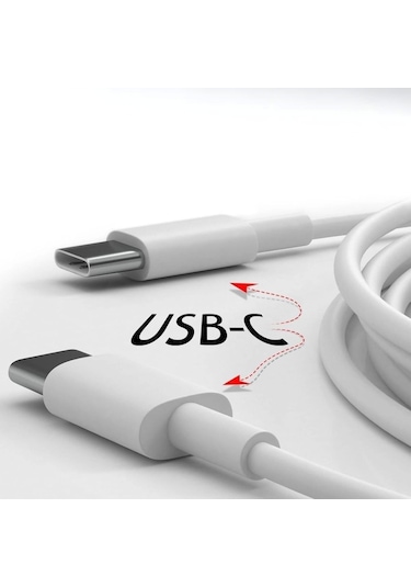 Buffer  15/15 Pro Type-c To Type-c Hasır Örgü Hızlı Şarj Kablosu 1m