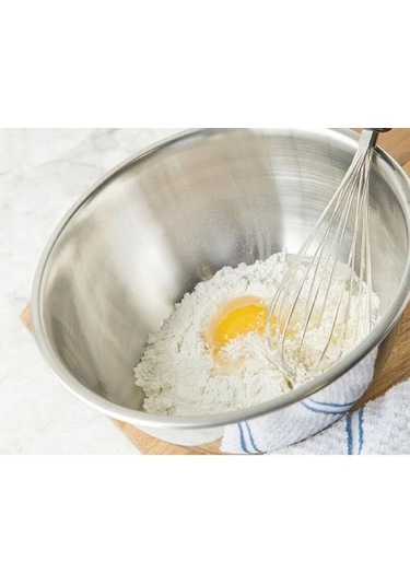 Özbir Paslanmaz Çelik Karıştırma Kabı. Mayonez Tenceresi 36 Cm