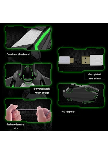 GK Masaüstü 3.5mm Kablolu Çift Kondenser Mikrofonu Kırmızı