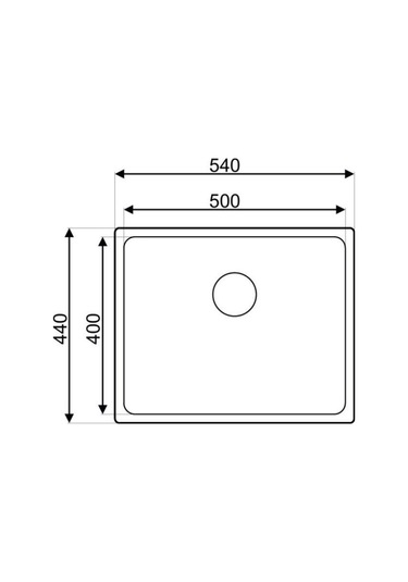 Asil As 359 40.50 Radus Tezgah Altı Keten Doku 304 Paslanmaz Çelik Eviye Inox