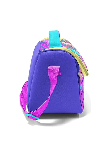 Coral High Kids Lavanta Turkuaz Kulaklıklı Kız Desenli Thermo Beslenme Çantası 11871