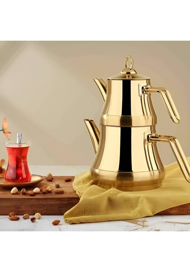 Gold Çaydanlık Takımı Mutfaktaki Ayrıcalık Ve Göz Alıcı Tasarım Gold