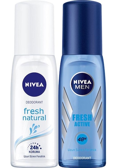 Nivea 2'li Pump Sprey (Fresh Kadın & Fresh Erkek)