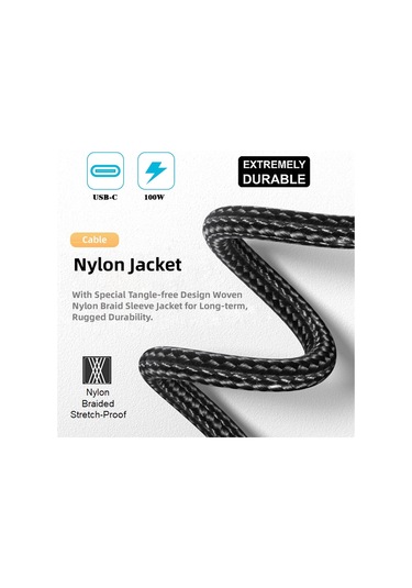 Csdake Pd 100 W Şarj 90 Derece Düşük Profil Açılı Usb3.1 Type-c Male To Male 10 Gbps Veri Kablosu 1.0 M