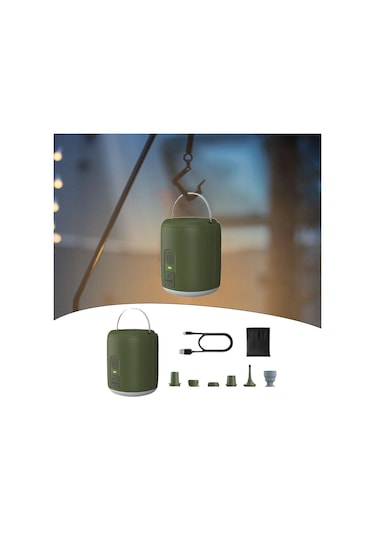 Dolıty Taşınabilir Hava Pompası 5v 1a 30w Uyku Matları Yeşil Çok Renkli