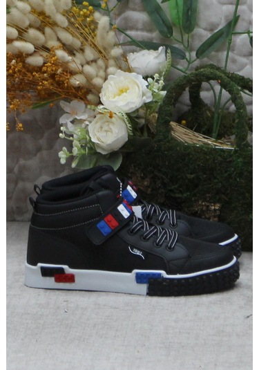 M.p 242 3308 Siyah Rahat Kısa Boğazlı Kız Çocuk Ayakkabı 001