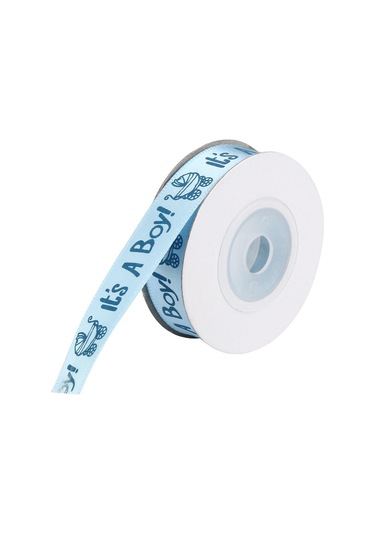 10 Metre Onun Bir Erkek Kız Bebek Duş Kurdelesi Grogren Kurdele Hediye Kemer Dekor