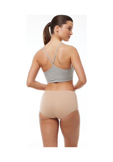 Malabadi Kadın Ten 4 Lü Paket Geniş Kenarlı Modal Külot 1053 Ten