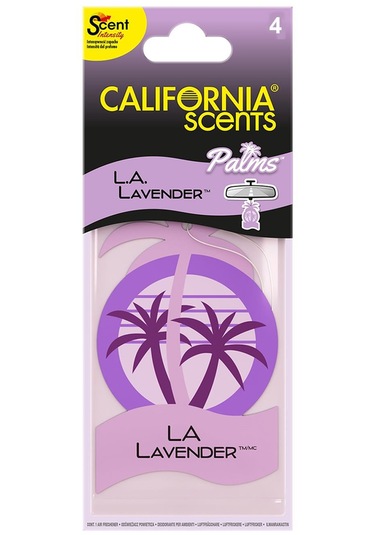 California Scents® Palms™ "LA Lavender" Asma Koku 4'lü Set