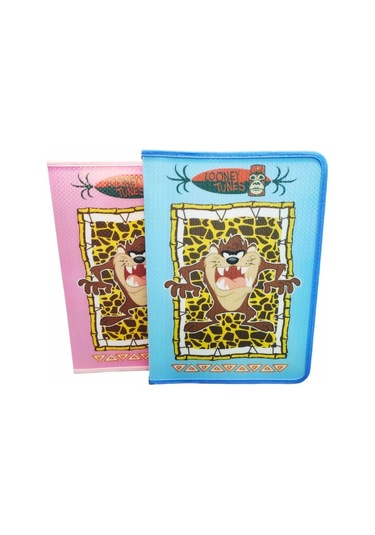 Pronto Tazmania Fermuarlı Öğrenci Klasörü Pp 4 Halka Mavi