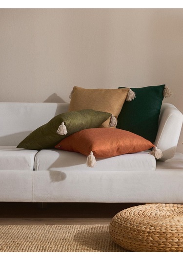 Harvest Harmony 4'lü Kırlent Kılıf Seti Turuncu