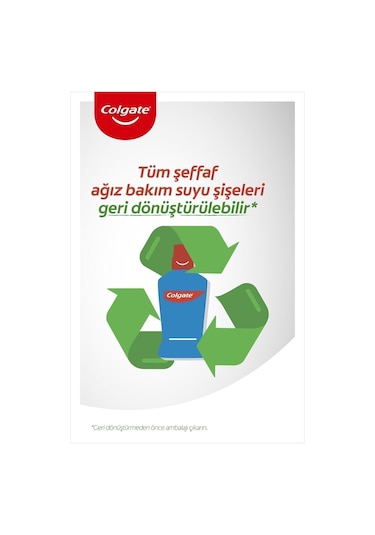 Colgate Plax Nane Ferahlığı Plağa Karşı Ağız Bakım Suyu 500 ml x 2 Adet