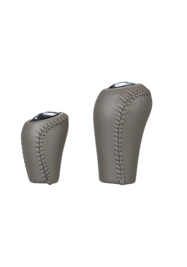 Ranyeek Toyota 4 Runner Hilux Land Cruiser Prado İçin Deri Vites Kolu Kolu, 5 Vitesli Konforlu Tutuş, Kolay Kurulum, Dayanıklı Gri Vites Kolu Gri