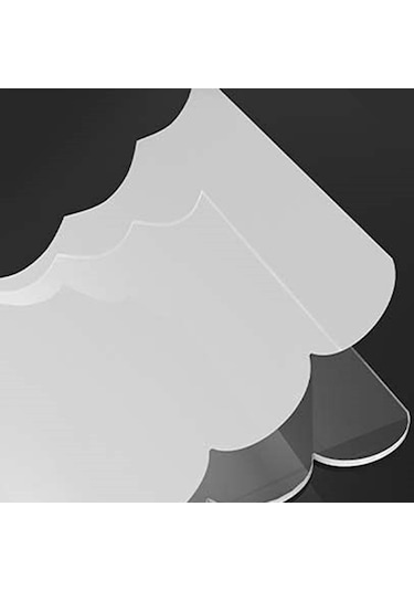 Suntek 6 Paket Kek Kazıyıcı Seti Mousse Kitchen Supply Için