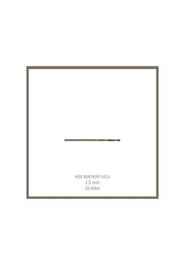 Hss Matkap Ucu 1,5 Mm, Metal, Ahşap, Plastik İçin 10 Adet