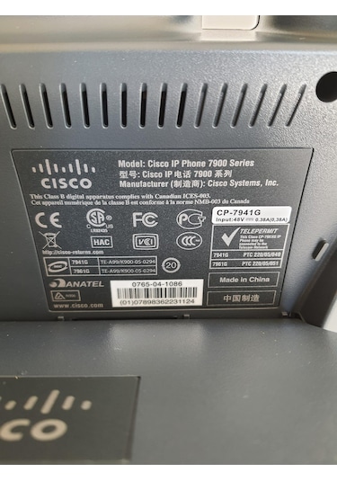 Cisco Cp-7941g Ip Telefon Eksik Parçalı