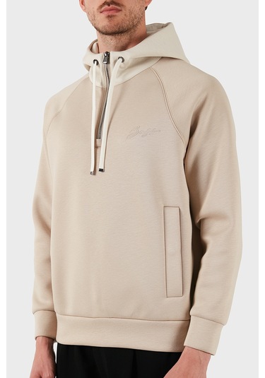 Boss Erkek Sweat 50531360 275 Bej Bej