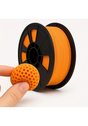 Techbloom 1 Adet Tpu 3d Yazıcı Filamenti 1.75mm Transparent 85a Hızlı Baskı 200g Esnek Filament Fdm 3d Yazıcılar İçin
