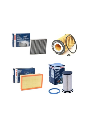 Seat Leon 1.6 Tdı 4'lü Filtre Bakım Seti 2013 - 2017 Bosch