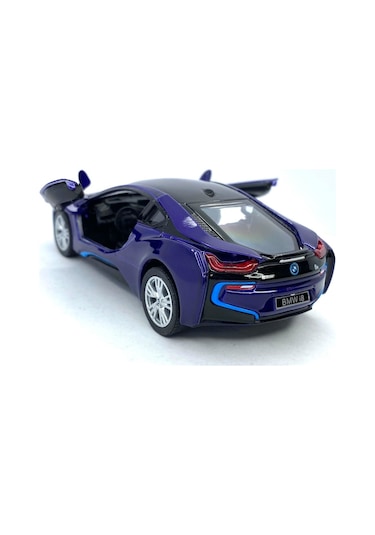 Kinsmart Bmw I8 1 36 Çek Bırak Model Araba lacivert