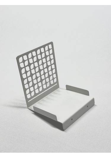 Banyo Tuvalet Peçete Tutucu, Beyaz Peçete Askılığı, Metal Peçetelik Beyaz Siyah