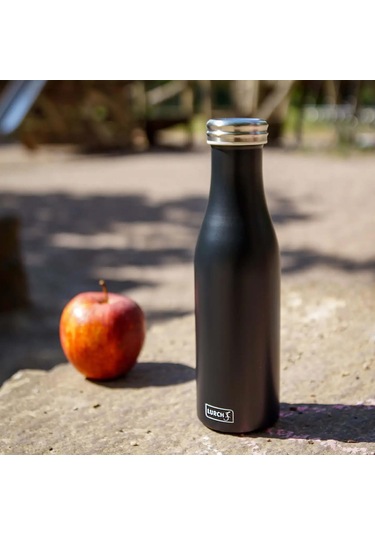Lurch 500 Ml Paslanmaz Çelik Termos - Çift Cidarlı, Sızdırmaz Mat Siyah