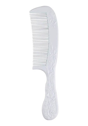 Elly 029 Kabartma Çiçek Desenli Tarak Mavi