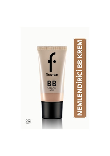 Flormar Doğal Bitişli SPF20 BB Krem - Bb Cream - 003 Light - 8690604535408
