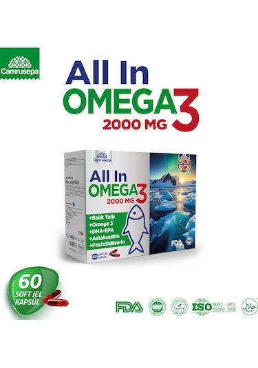 Camrusepa All In Omega 3 60 Softjel