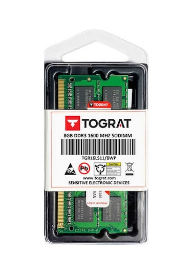 Tograt TGR16LS11/8WP 8 GB DDR3L 1600 MHz Notebook Ram Bellek