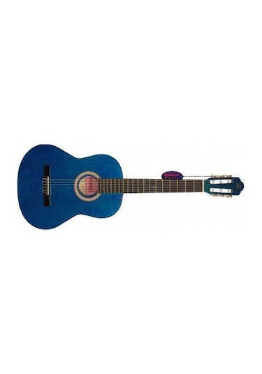 Barcelona Lc3900Bl Mavi Renk Tam Boy Klasik Gitar-Kılıf
