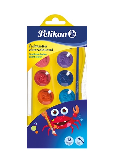 Pelikan Sulu Boya Junior Yıkanabilir 12 Renk 700337