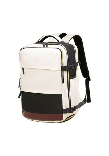 Erkekler İçin Seyahat Sırt Çantası, Usb Şarj Bağlantı Noktası Ve Ayakkabı Kesesi İle Sırt Çantası Üzerinde Taşıma, Tsa 15,6 İnç Dizüstü Bilgisayar Sırt Çantası Uçuş Onaylandı, Hafta Sonu İş Yürüyüşü Bej