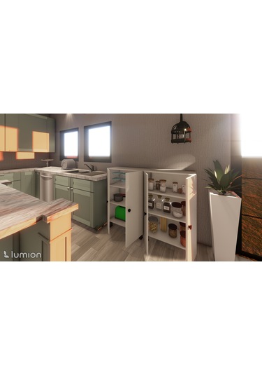 Dies Çok Amaçlı Mutfak Banyo Ayakkabılık Dolabı 140 Cm