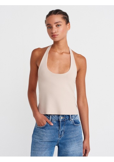 Dilvin 31753 Halter Yaka Top-taş Taş