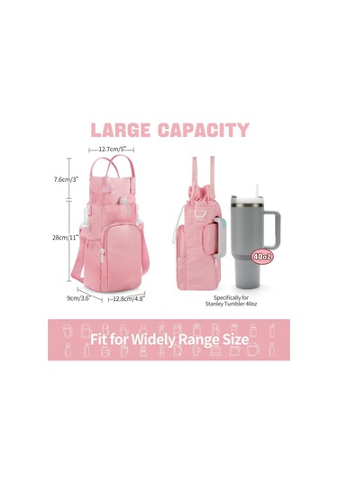 Suntek Su Şişesi Taşıyıcı Dış Hava Aktiviteleri İçin Pembe