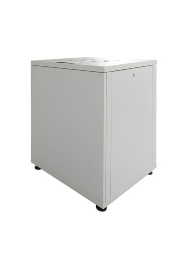 Canovate 22u 600x600mm 19'' Dikili Tip Network Rack Kabinet Gri Flatpack 2 Yıl Üretici Garantili