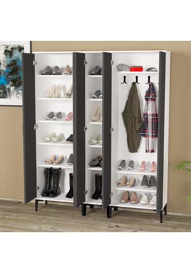 Kalender Dekor Alba-1-2-3 Alb14 Portmanto Vestiyer Ayakkabılık