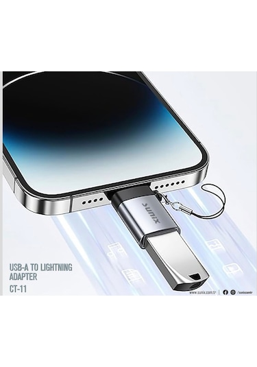 Ct-11 İphone Uyumlu Lightning To Usb 3.0 Çevirici Dönüştürücü