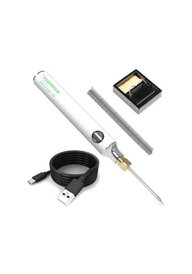Novahub Pratik Usb Şarj Havya 5v 8w Ayarlanabilir Sıcaklık Elektrikli Havya Kiti İle Lehimleme Standı